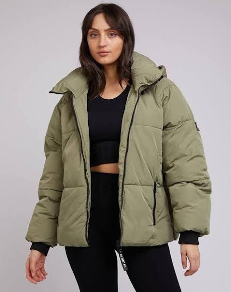 All About Eve - Womens Jackets - Remi Luxe Puffer Khaki