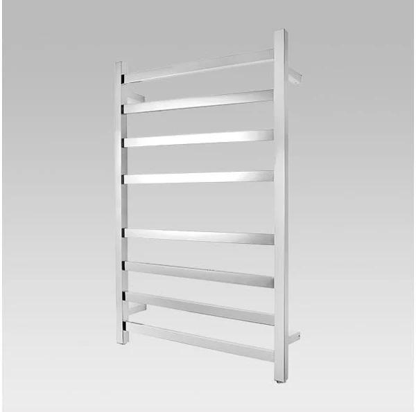 Chrome Electric Heated Towel Rack 8 Bars - AfterPay & zipPay Available