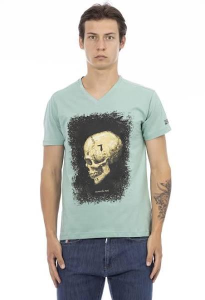 Trussardi Action Green Cotton T-Shirt L