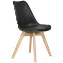 Brandon Dining Chair Black/Natural by Freedom