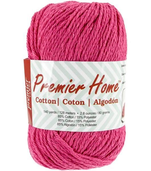 Premier Yarns Home Cotton Yarn - Solid - Fuchsia