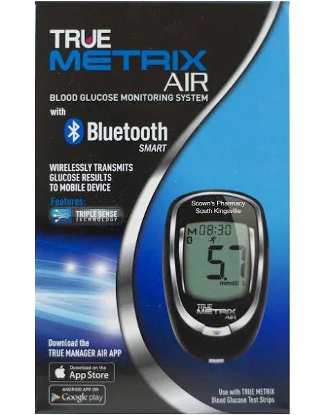 True Metrix Air Blood Glucose Monitoring System Meter (Bluetooth)