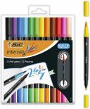 Bic Intensity Dual Tip Fineliner Assorted 12 Pack