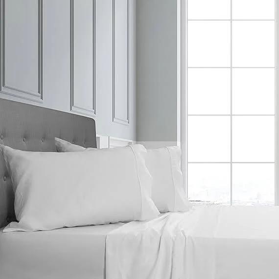 Ardor Cotton Sheet Set White by Freedom