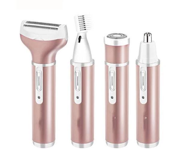 4 in 1 Women Electric Epilator Hair Remover Removal