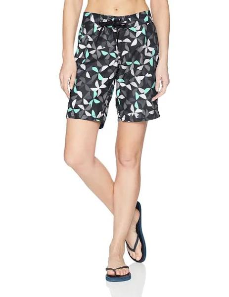 Kanu Surf Women's Audrey UPF 50+ Active Printed Swim And Workout Board Short