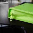 Bantex Zipper Binder 2D Ring 25mm A4 Lime