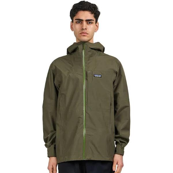 Patagonia Boulder Fork Rain Jacket - Basin Green - L - Men