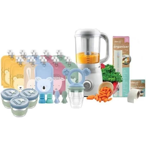 Easycook Baby Food Maker, Steriliser & Warmer Bundle Cerulean Sage