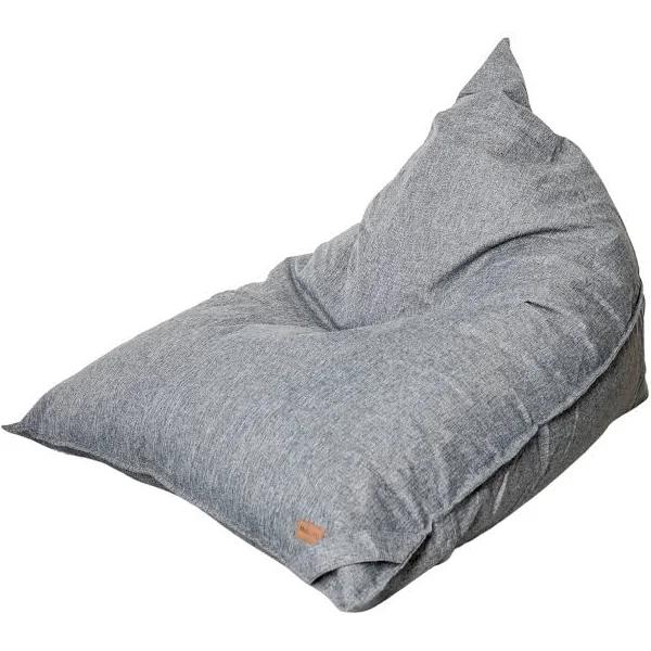 Charcoal Komfort Large Triangle Beanbag | Designer Bean Bag Chair