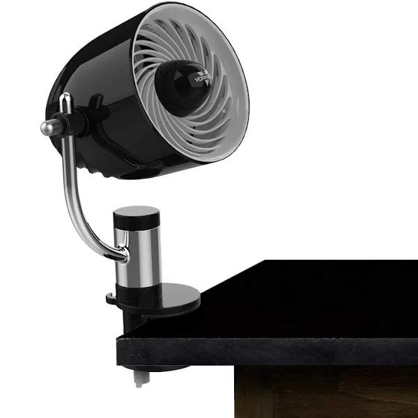 Vornado PIVOTC Personal Air Circulator Fan with Multi-Surface Clip, Black (CR1-0387-06)