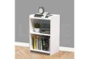 MIUZ Bedside Table Side Table Storage Nightstand End Table Storage Cabinet Shelf