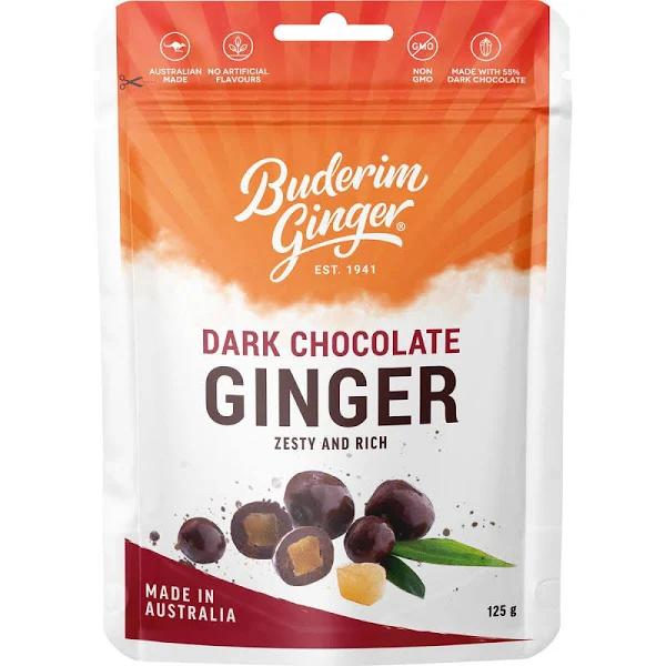 Buderim Ginger Dark Chocolate Ginger 125g