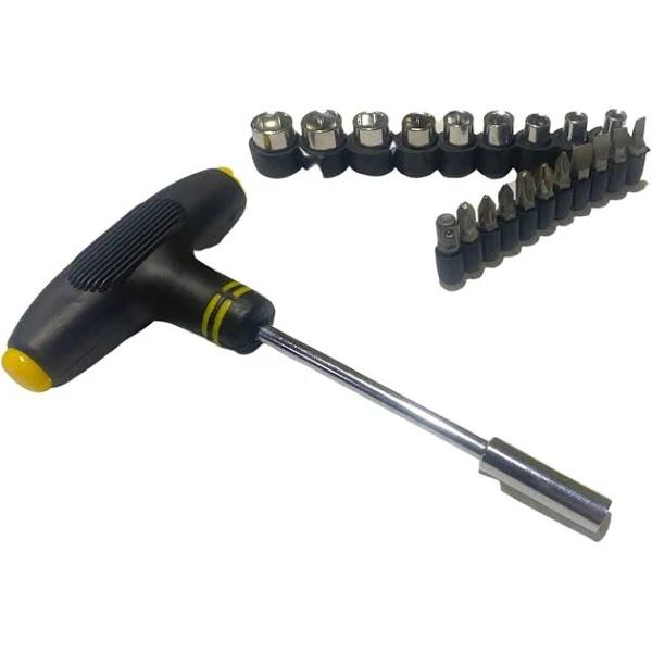 21 Piece T-Handle Multi Screw Bit & Sockets & Screwdriver