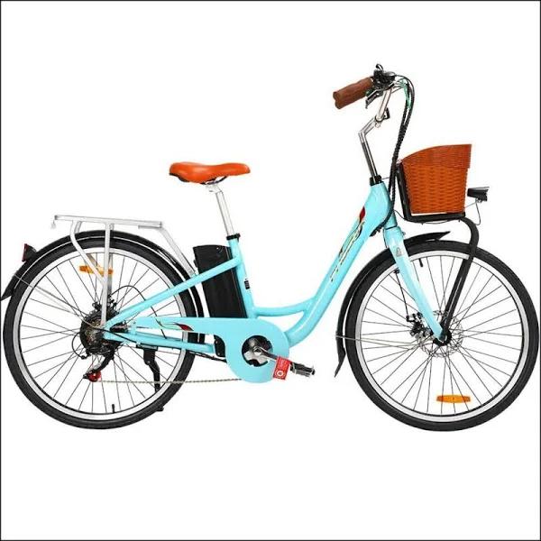 Phoenix Electric Bike City Bicycle Ebike E-Bike Urban | Blue | 26 in