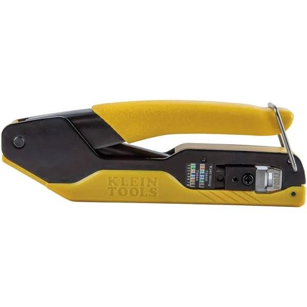 Klein Tools VDV226-005 Compact Pass-Thru Crimper, Modular Crimper For RJ45