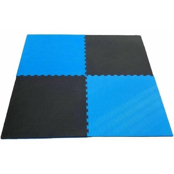 Morgan Tatami Jigsaw Interlocking Floor Mats 2Cm[Black/Blue]