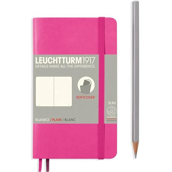 Leuchtturm1917 - Notebook - Softcover - A6 - New Pink, Plain