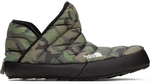 The North Face Green Camoflauge Thermoball Traction Loafers