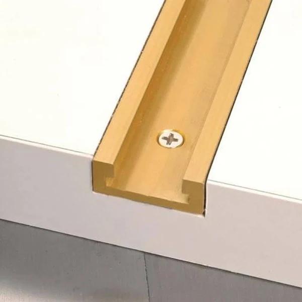 Incra Aluminium Mitre Track 1220mm - Gold T-track & Mitre Track