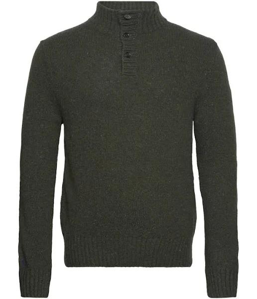 Polo Ralph Lauren Wool-Blend Mock Neck Sweater in Green XL