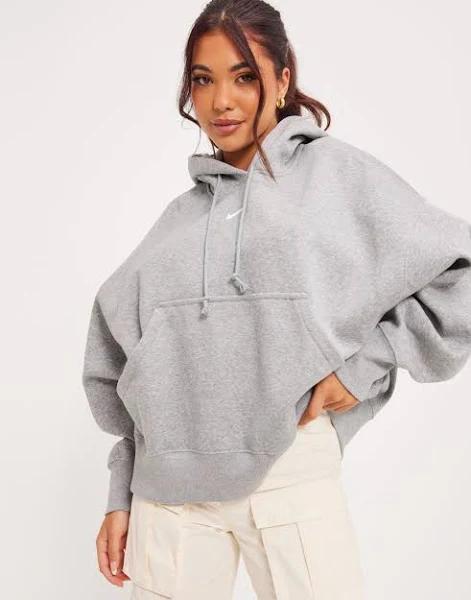 Nike Sportswear Phoenix Fleece Women's Over-Oversized Pullover Hoodie - Grey