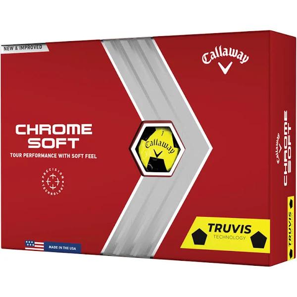 Callaway 2022 Chrome Soft TruVis 12pk - Black