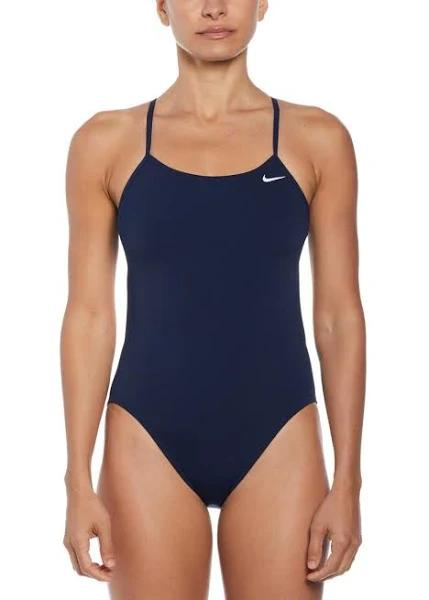 Nike Swim Poly Solid Hydrastrong Cut-Out Swimsuit - Midnight Navy