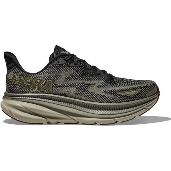 Mens Hoka Clifton 9 Black / Slate / US 8