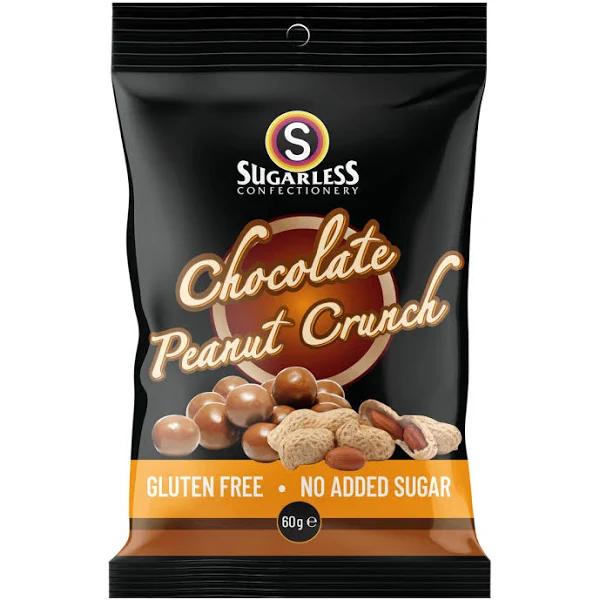 Sugarless Chocolate Peanut Crunch Balls 60g