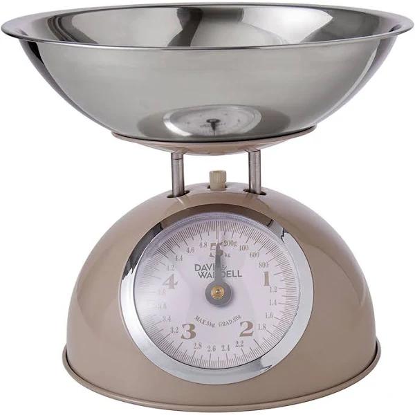 Davis & Waddell Essentials Mechanical Kitchen Scale 5kg - Taupe