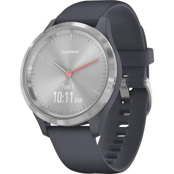 Garmin Vivomove 3S Granite Blue with Silver Hardware