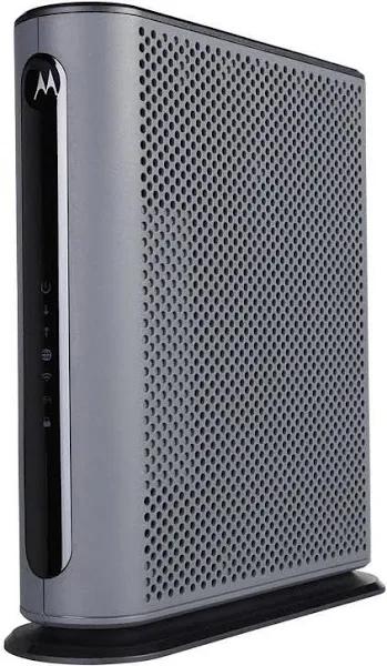 Motorola - Dual-Band AC1900 Router with DOCSIS 3.0 Cable Modem - Black