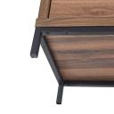 Groove Furniture Aubrey 2-Drawer Bedside Table Walnut