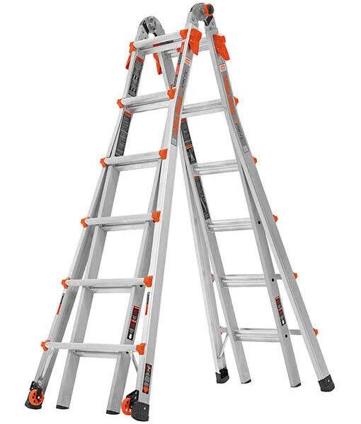 Little Giant Aluminium Telescopic Ladder Velocity Model 26 1.85m -