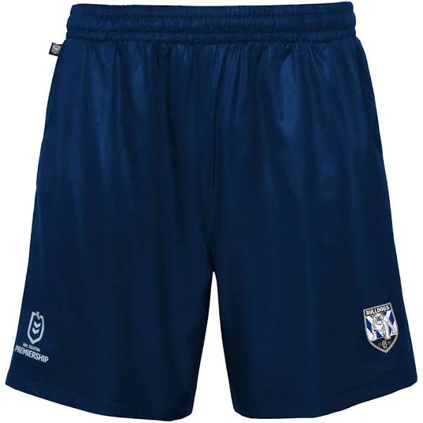 NRL Mens Performance Supporter Training Shorts - Canterbury Bulldogs - Pockets