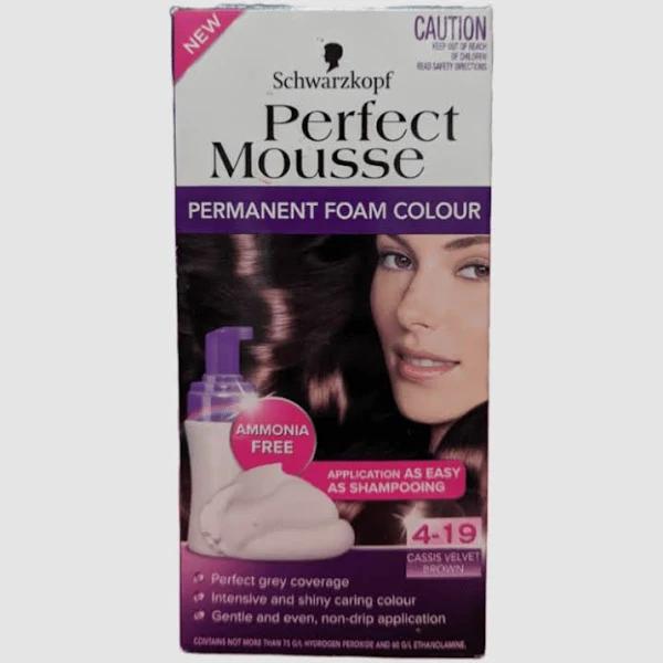 Schwarzkopf Perfect Mousse 4-19 Cassis Velvet Brown