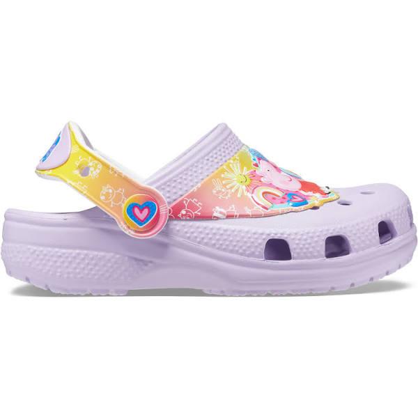 Crocs Toddler Classic Peppa Pig Clog; Lavender, C5