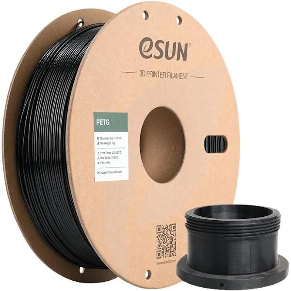 eSUN PETG Filament 1.75mm, 3D Printer Filament PETG, Dimensional Accuracy +/- 0.05mm, 1kg Spool (2.2 lbs) 3D Printing Filament for 3D Printers, Solid