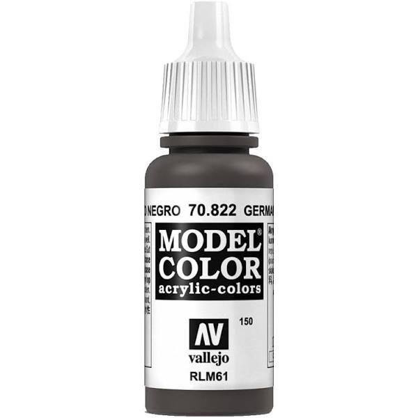 Vallejo Model Colour German Cam Black Brown Acrylic Paint 17ml