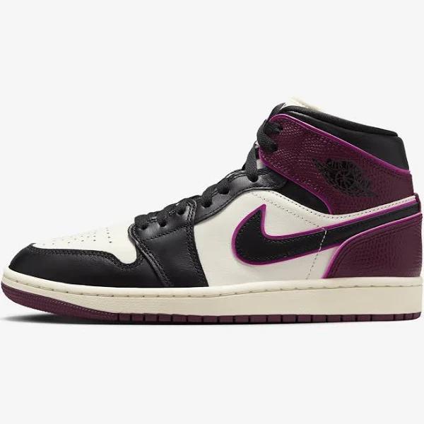 Jordan 1 Mid Women Shoes - White - Size: 10.5 - Foot Locker