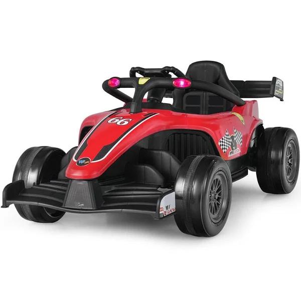 Costway 12V Kids Electric Ride On Car with Remote Control 3-7 Years Old-red