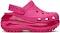 Crocs Pink Mega Crush Clogs