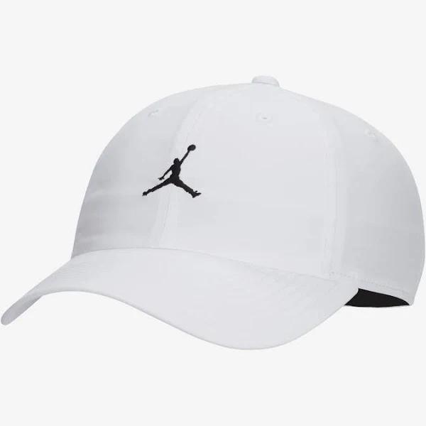 Jordan Club Cap Adjustable Unstructured Hat - White