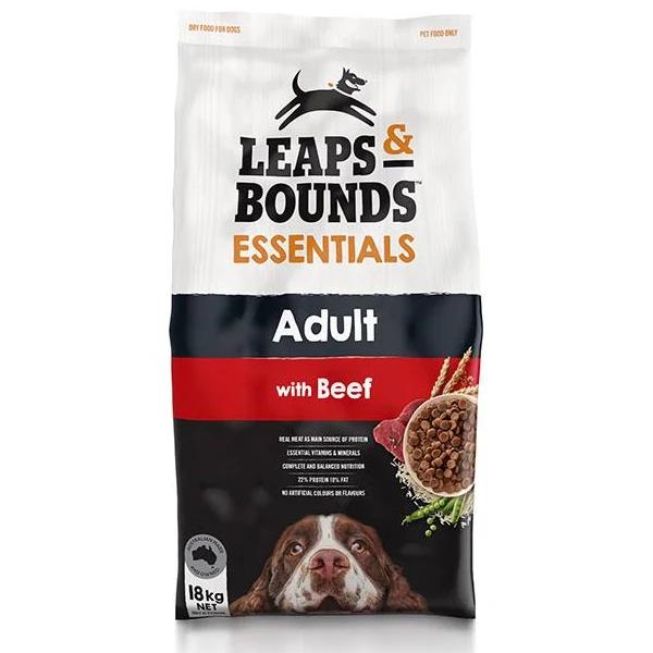 Leaps & Bounds Beef Adult Dog Food 18kg