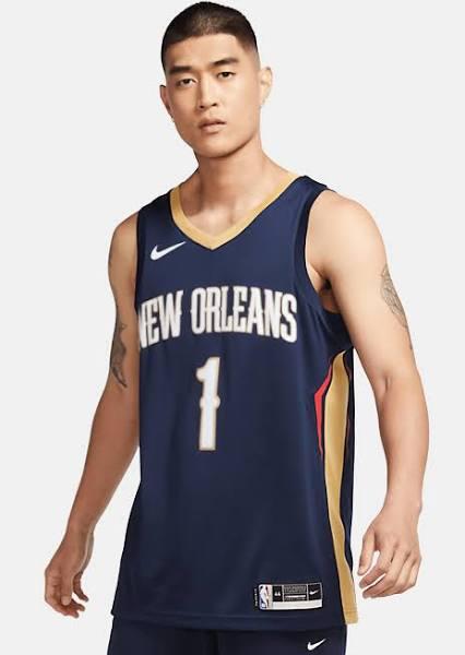 Nike NBA New Orleans Pelicans Zion Williamson Icon Edition Swingman Jersey