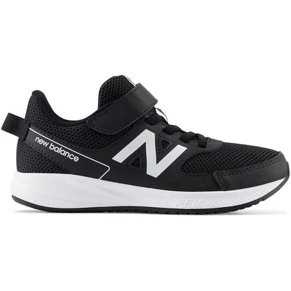 New Balance 570v3 Bungee Lace Top Strap Trainers Black EU 40 Boy YT570-BW3-M-40