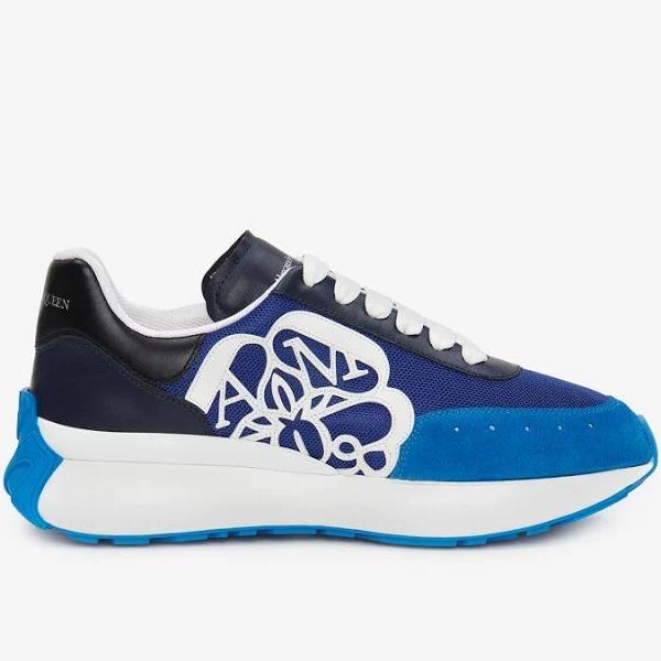 Alexander McQueen Men's Blue Sprint Runner - 6 (Polyester)