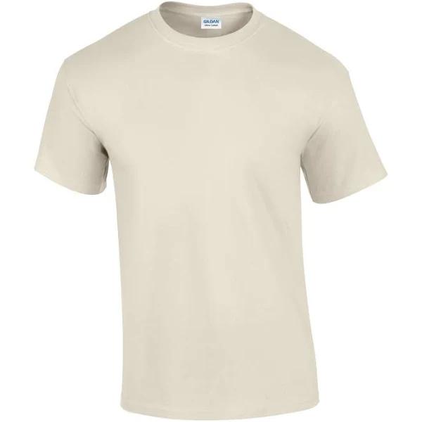 Gildan Mens Ultra Cotton T-Shirt (Natural) (3XL)