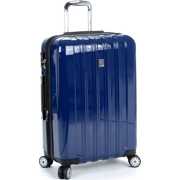 Delsey Helium Aero 26" Exp. Spinner Trolley - Colbalt Blue - Checked Luggage